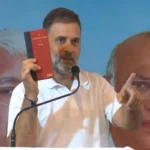 संविधान की कसम, हाइड्रोजन की धमकी: पटना में गरजे राहुल, वोट चोरी पर कहा...