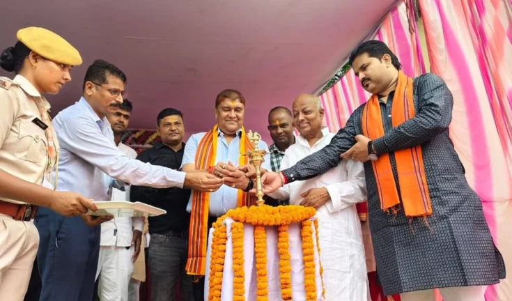 "थावे इको पार्क: पर्यावरण मंत्री डॉ. सुनील कुमार के हाथों रखी गई 18 करोड़ की विकास परियोजना की नींव"
