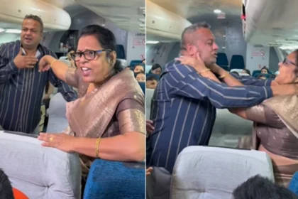 आकाश की ऊंचाइयों पर एक महिला से पंगा लेना दीपक कलाल को महंगा पड़ा।