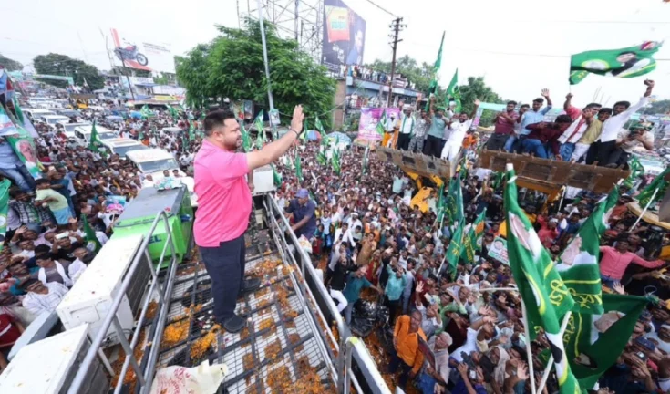 तेजस्वी के बयान पर भड़की BJP, कहा - 'राहुल के बाद अब तेजस्‍वी ने मां का किया अपमान'