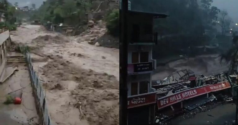देहरादून में प्रलयंकारी मूसलाधार बारिश: सहस्त्रधारा में बादल फटने से तबाही, घर-दुकानें बह गईं, दो लापता