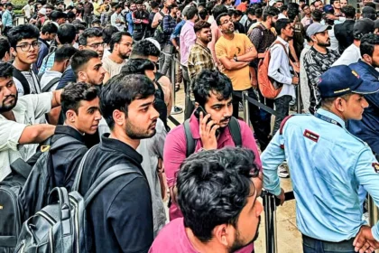 मुंबई में iPhone 17 के लिए Apple Store पर उमड़ा जनसैलाब, लंबी कतारों में झड़पें