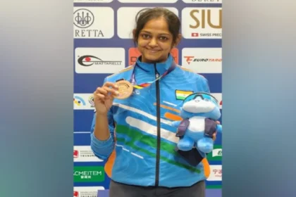 शूटिंग स्टार मेघना सज्जनार का कमाल: ISSF विश्व कप में भारत का पहला पदक, देश 5वें स्थान पर!