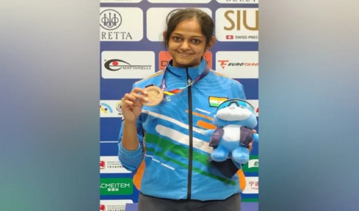 शूटिंग स्टार मेघना सज्जनार का कमाल: ISSF विश्व कप में भारत का पहला पदक, देश 5वें स्थान पर!