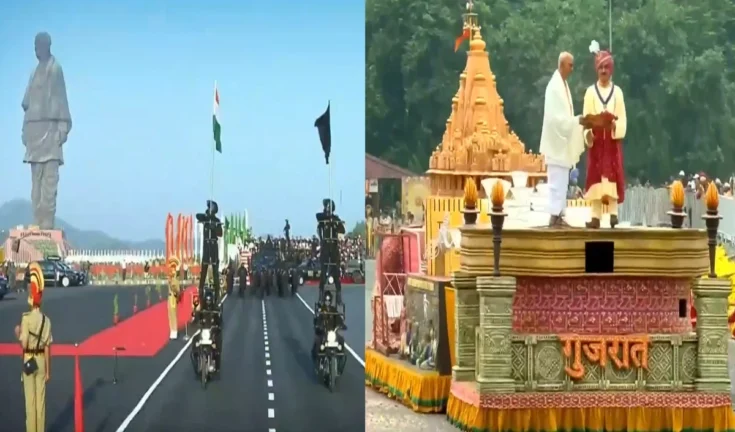 एकता दिवस 2025: राज्यों की झांकियों और बीएसएफ श्वान दस्ते की शाही परेड