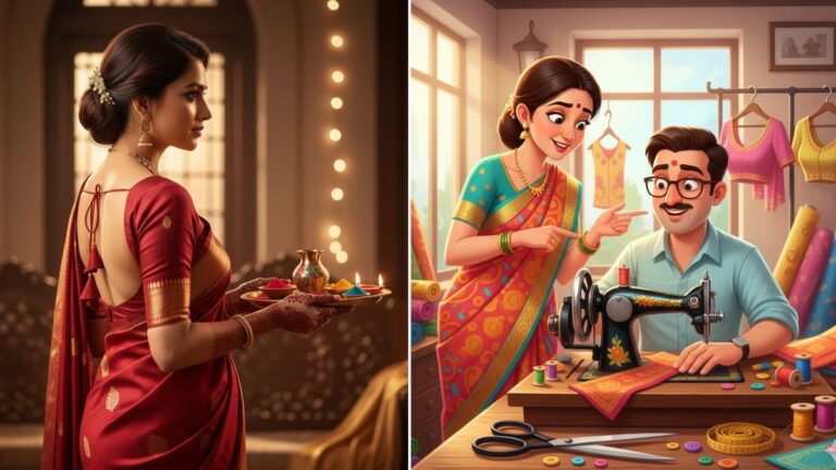 करवा चौथ स्पेशल: साड़ी को दें नया अंदाज़, इन ट्रेंडी ब्लाउज़ बैक डिज़ाइन से पाएं परफेक्ट लुक