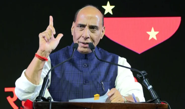 "थल शक्ति" के बाद पाकिस्तान को राजनाथ सिंह का कड़ा संदेश