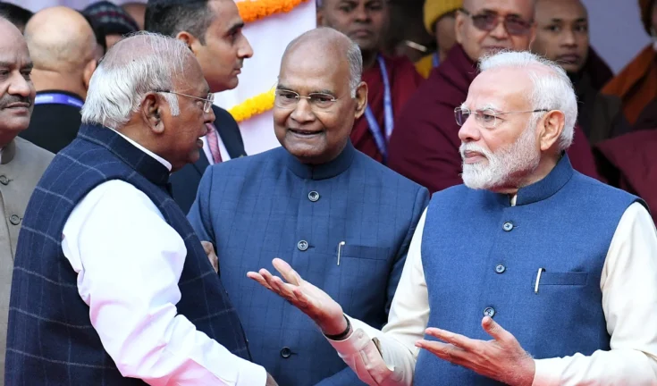 प्रधानमंत्री मोदी ने मल्लिकार्जुन खरगे से बात की, सर्जरी के बाद शीघ्र स्वस्थ होने की कामना की।