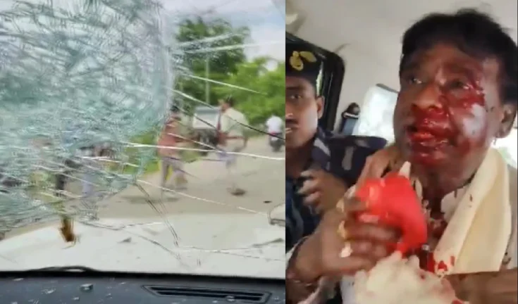 बंगाल में TMC का जंगल राज: बाढ़ पीड़ितों की मदद करते BJP MP पर हमला, खून से लथपथ