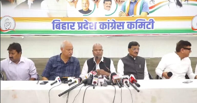 बिहार कांग्रेस की पांच मांगें: चुनाव आयोग से SIR पर सवाल, घुसपैठियों पर कार्रवाई की गुहार।