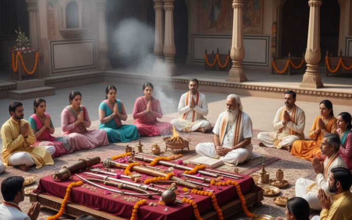 शस्त्र पूजा: विजय दशमी के शुभ मुहूर्त और विधि