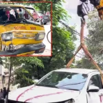 "राजस्थान: दिल दहला देने वाला हादसा, स्कूल वैन और SUV की जबरदस्त टक्कर में 2 मासूम जिंदगियां काल का ग्रास, 5 घायल"