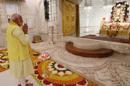 अयोध्या में राम मंदिर में पीएम मोदी के ध्वजारोहण की भव्य तैयारी