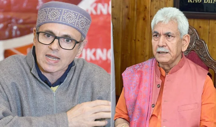 जम्मू-कश्मीर की सत्ता का संग्राम: मनोज सिन्हा बनाम उमर अब्दुल्ला, पूर्ण राज्य के दर्जे पर गरमाई सियासत