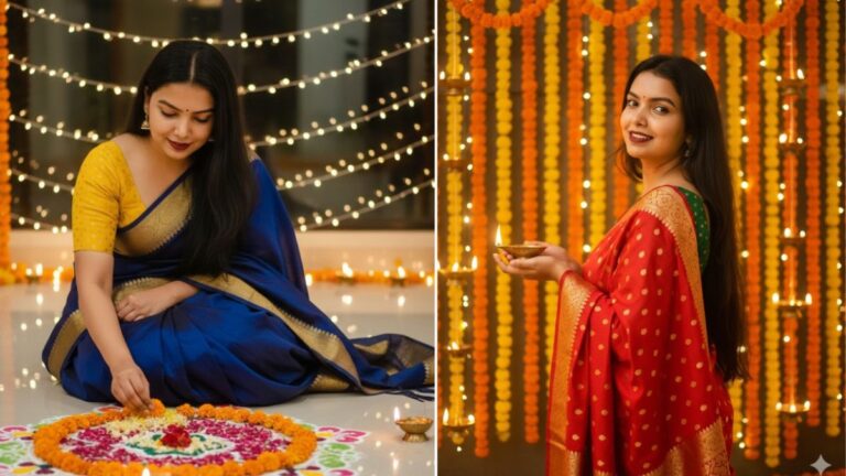 नवरात्रि स्पेशल: 9 रंग, 9 अंदाज़, AI के संग - बिना कैमरे के, बस एक क्लिक में!