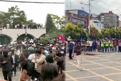 नेपाल की सड़कों पर उतरी युवा पीढ़ी, हिला रही है राजनीतिक सत्ता।