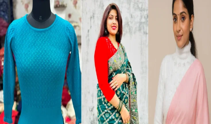 सर्दी की साड़ी में चार चांद लगाएंगी ये वूलन ब्लाउज़, खरीदें सबसे खास डिज़ाइन्स!