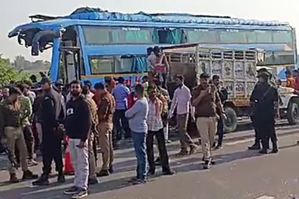हादसे का चीत्कार: मिर्जापुर NH पर बेकाबू कार ने ली पिता-पुत्र सहित चार की जान