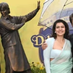 राज-सिमरन की लंदन में अमर प्रेम प्रतिमा का अनावरण, शाहरुख-काजोल हुए भावुक