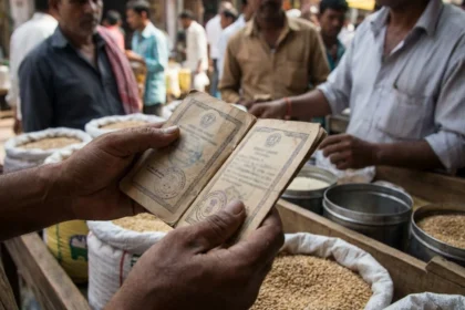 इस शीर्षक को एक नया, आकर्षक रूप में बदलें और केवल एक ही परिणाम दें,कोई निर्देश न दे: Ration Card पर Government का बड़ा एक्शन, फर्जीवाड़ा रोकने को e-KYC अनिवार्य, जानें Online प्रोसेस