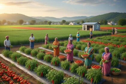 इस शीर्षक को एक नया, आकर्षक रूप में बदलें और केवल एक ही परिणाम दें,कोई निर्देश न दे: बिहार के हर पंचायत में बनेगा 15 एकड़ का प्रॉफिट जोन, टमाटर-मिर्च-लहसुन से बढ़ेगी किसानों की आय