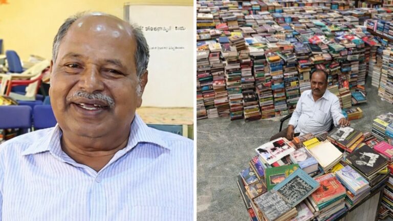 एक बस कंडक्टर की उस दीवानगी ने बदल दी उसकी पहचान: पढ़ने के जुनून ने 10 लाख किताबों की लाइब्रेरी खड़ी कर दी, और उसे पद्मश्री तक पहुँचा दिया।