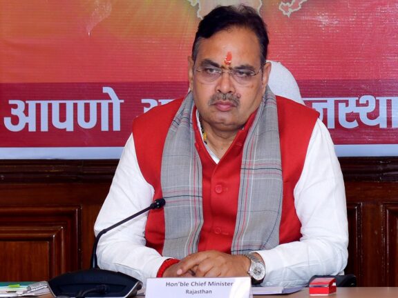 महात्मा गांधी के आदर्श जीवन मूल्य मानवता और न्याय के पथ पर चलने के लिए मार्गदर्शक की भूमिका निभाते रहेंगे: भजनलाल
