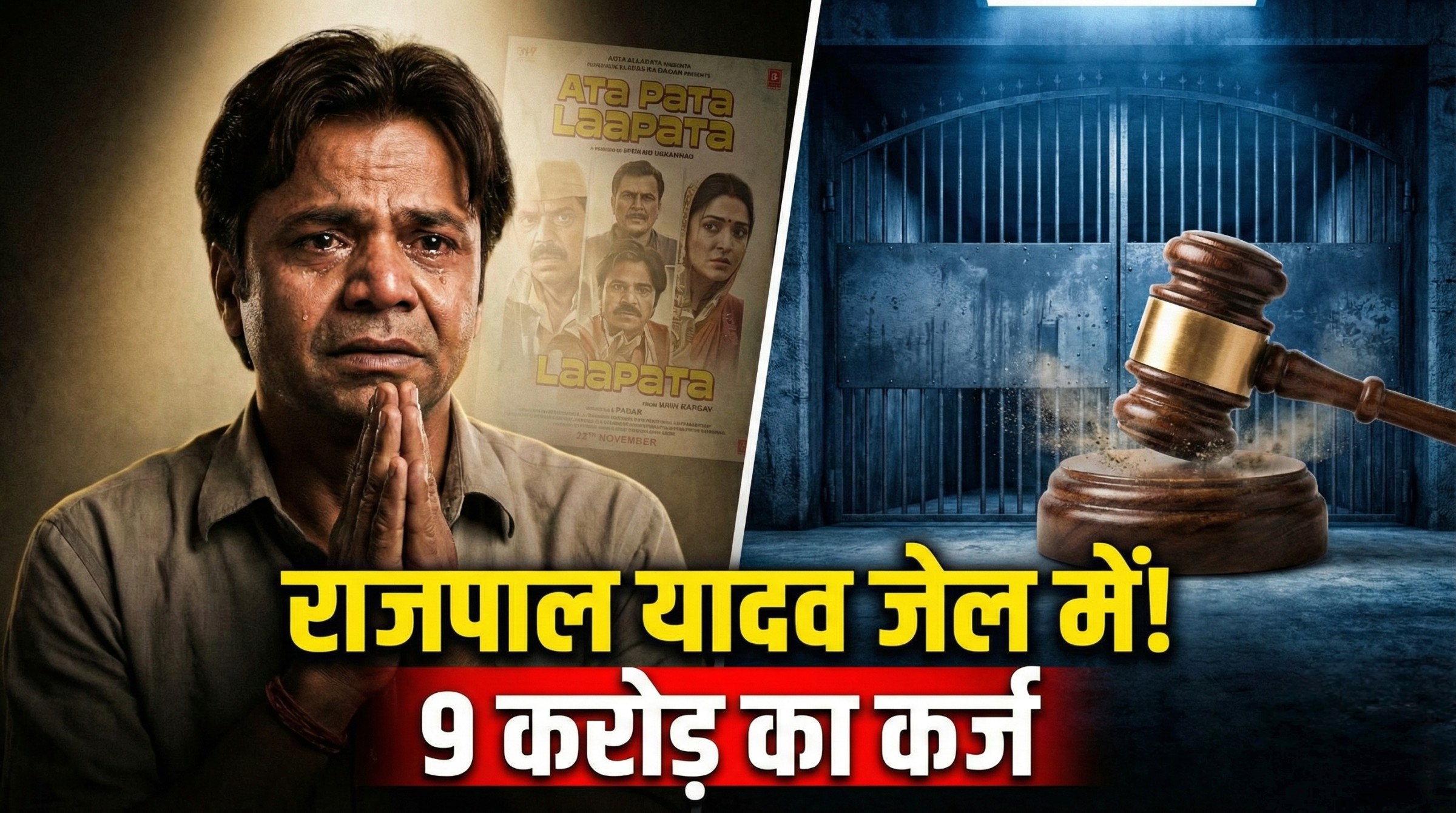 Rajpal Yadav crying and Tihar Jail