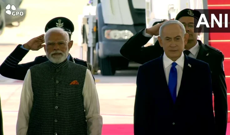 तेल अवीव में रेड कार्पेट पर दिखा मोदी-नेतन्याहू का अटूट याराना, दुनिया ने देखी दो दिग्गजों की 'स्पेशल केमिस्ट्री'