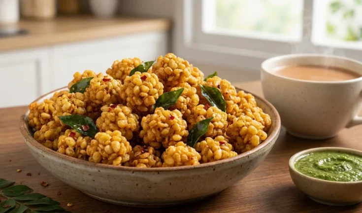 शाम की छोटी भूख का चटपटा जुगाड़: सिर्फ 10 मिनट में बनाएं ये क्रिस्पी Moong Dal Popcorn!