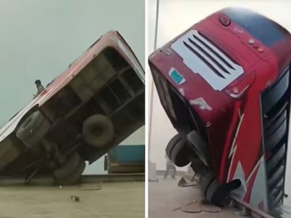 बांग्लादेश: यात्री बस पद्मा नदी में गिरी, 24 लोगों की मौत, वीडियो देखकर दहल जाएगा दिल