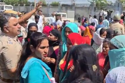 राजस्थान तक पहुंची मजदूर आंदोलन की चिंगारी, भिवाड़ी में सड़कों पर उतरे मजदूर