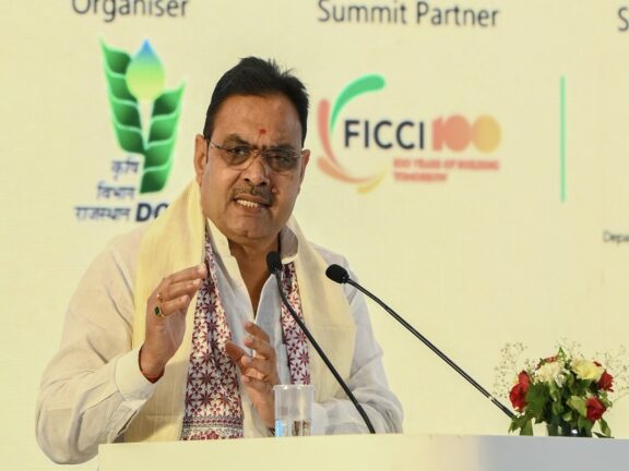 सीएम भजनलाल ने GRAM 2026 इन्वेस्टर मीट में हिस्सा लिया