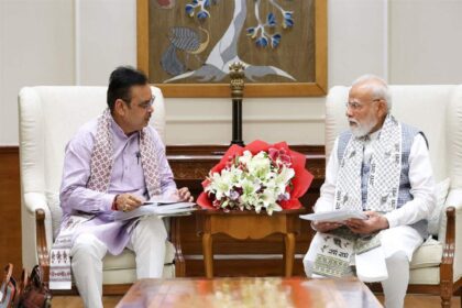 सीएम भजनलाल ने पीएम मोदी से औचक मुलाकात की। राष्ट्रीय समाचार हिंदी में