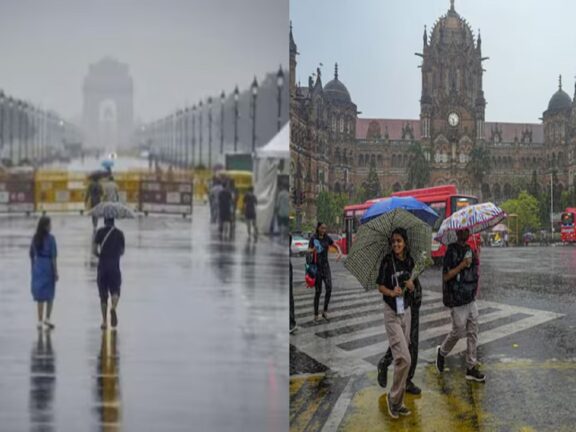 राष्ट्रीय मौसम पूर्वानुमान: 13 दिन की देरी से मुंबई पहुंचा मानसून, आज राजस्थान के कई जिलों में आंधी-बारिश का येलो अलर्ट जारी