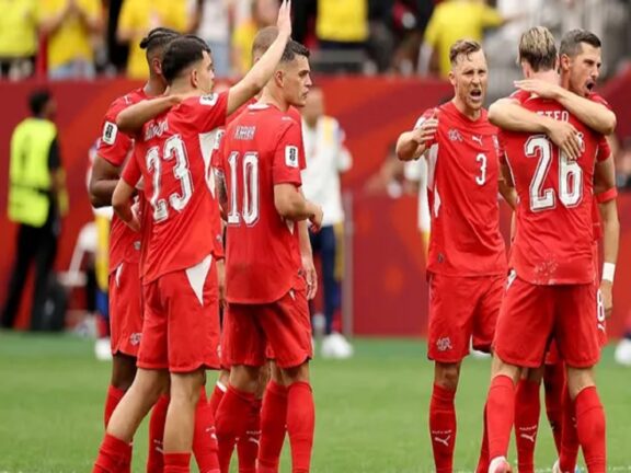 FIFA World Cup 2026: कोलंबिया को पेनल्टी शूटआउट में हराकर क्वार्टर फाइनल में पहुंचा स्विट्जरलैंड