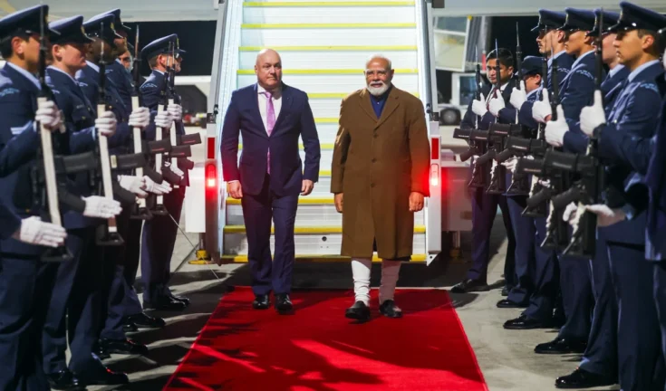 न्यूज़ीलैंड में PM मोदी का मेगा वेलकम! दक्षिण कोरियाई राष्ट्रपति की खुशी और सोशल मीडिया पर वायरल होती दोस्ती की ये बेमिसाल तस्वीर।