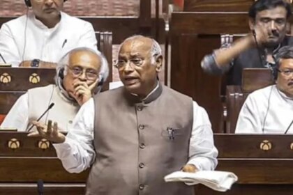 मल्लिकार्जुन खड़गे ने राज्यसभा में मनुस्मृति को लेकर कही ये बात, सदन में मच गया हंगामा