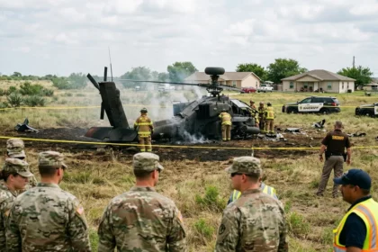 टेक्सास में US Army का अपाचे हेलिकॉप्टर क्रैश: भीषण हादसे में 2 की मौत