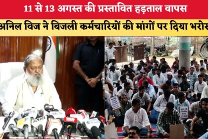 बड़ी राहत: अनिल विज के आश्वासन के बाद हरियाणा में बिजली कर्मियों की हड़ताल खत्म!