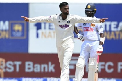 IND vs SL: भारत ने पहले टेस्ट में श्रीलंका को 165 रन से हराया, राजस्थान के मानव सुथार ने झटके दस विकेट.