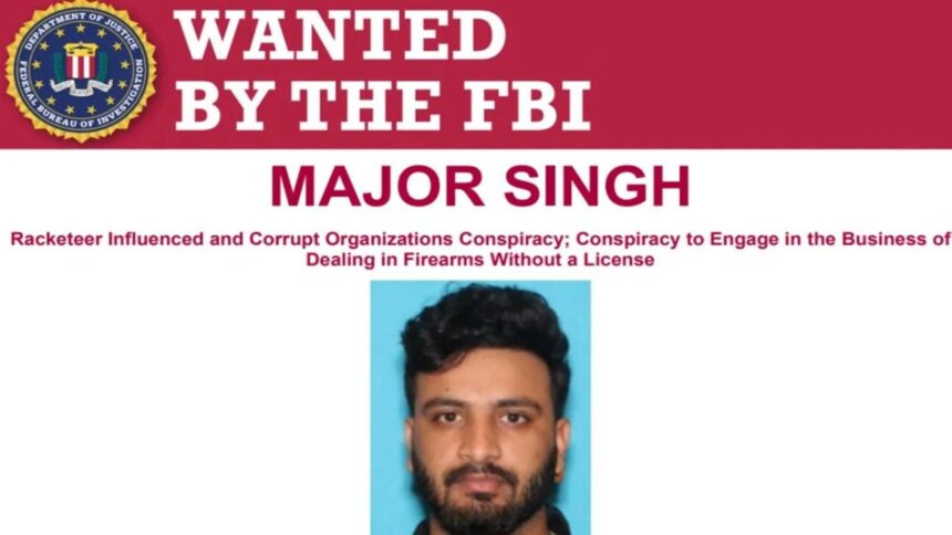 FBI ने पंजाब के गैंगस्टर मेजर सिंह को किया वांटेड घोषित, जग्गू भगवानपुरिया गैंग से जुड़े होने का आरोप