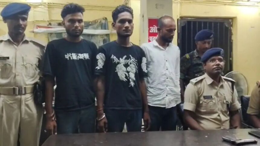 मोतिहारी में युवक को दौड़ाकर मारी गोली, कंधे के आर-पार हुई बुलेट; 3 आरोपी गिरफ्तार