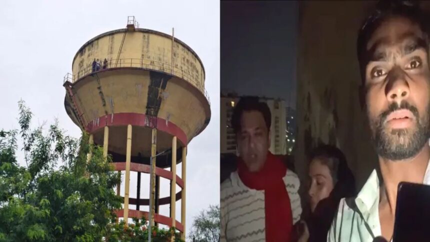 राजस्थान में उग्र हुआ संविदा नर्सिंगकर्मियों का आंदोलन, जयपुर में पानी की टंकी पर चढ़े तीन प्रदर्शनकारी
