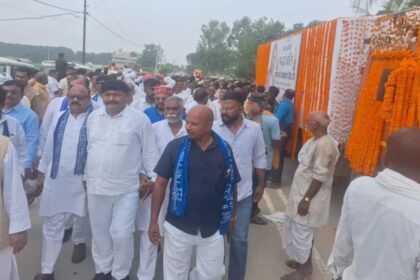 उमाशंकर सिंह का राजकीय सम्मान के साथ अंतिम संस्कार, अंतिम विदाई में उमड़ा जनसैलाब