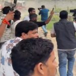 जयपुर: स्कूल का दौरा करने पहुंचे सीजेपी प्रवक्ता आशुतोष रांका ने साथियों को खदेड़ा.