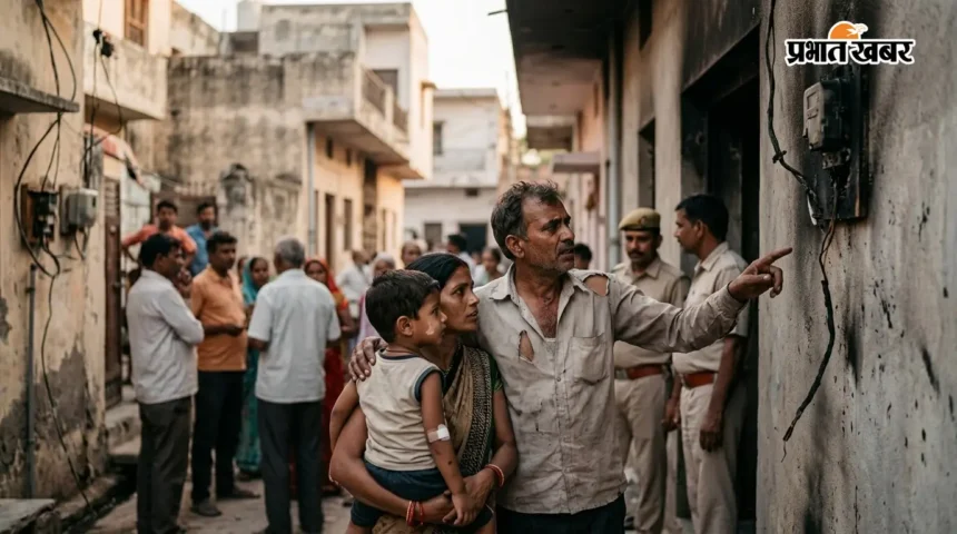 सुलतानपुर में 'आफत' बना स्मार्ट मीटर: जोरदार धमाके के बाद करंट की चपेट में आए दो मासूमों समेत 4 लोग झुलसे।