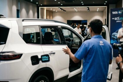 2026 में तहलका मचाने आ रही है Tata Safari EV: 500km की धाकड़ रेंज और AWD पावर के साथ होगी एंट्री!