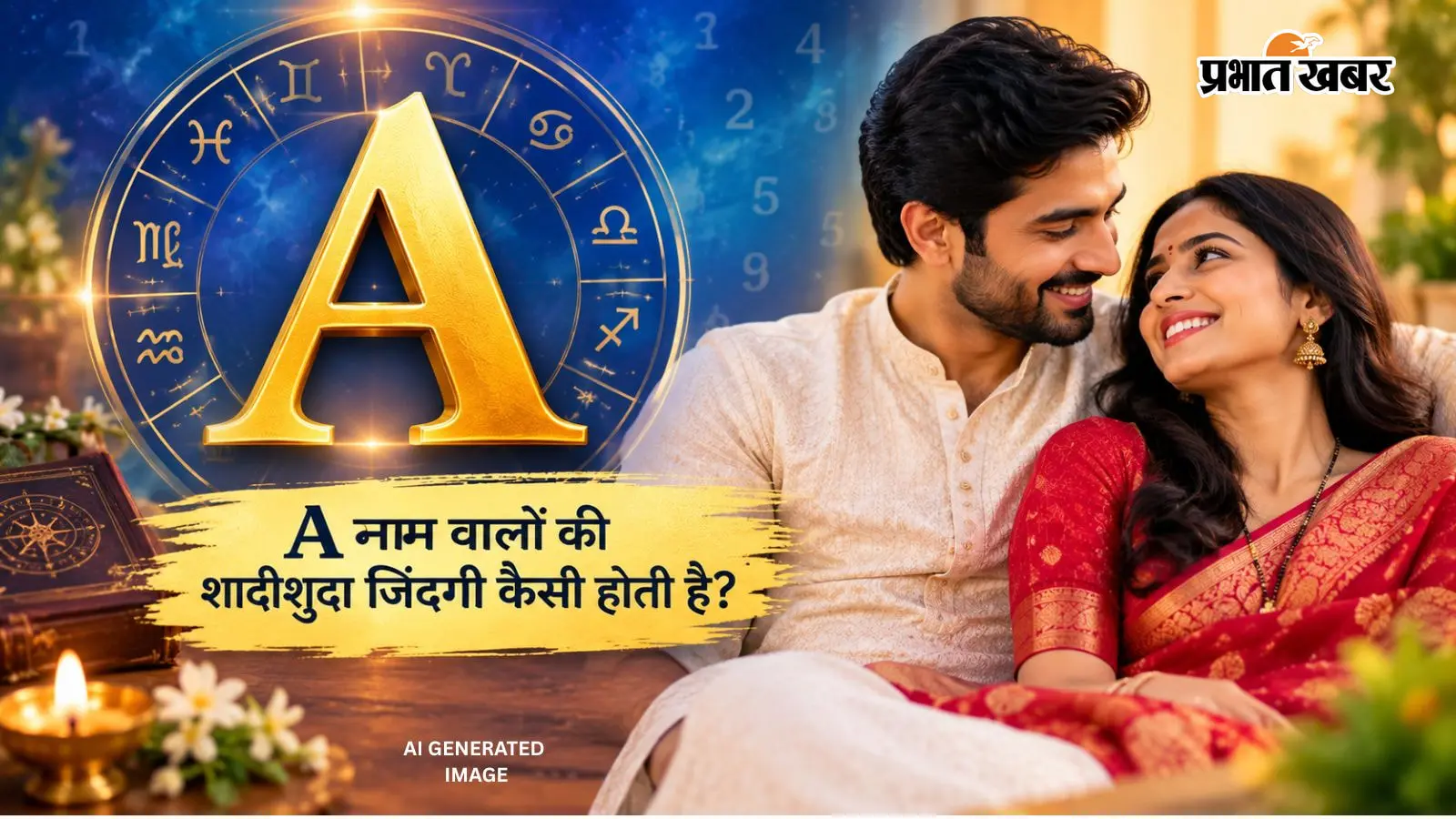 'A' नाम वालों की शादीशुदा जिंदगी के खुले राज: जानें कैसा होगा आपका हमसफर और प्रेम संबंध!