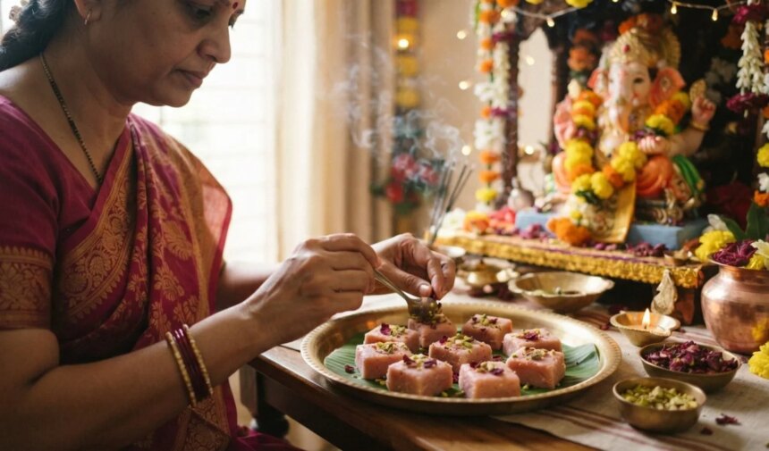 Ganesh Utsav Special: बप्पा को लगाएं खुशबूदार 'शाही रोज बर्फी' का भोग, बनाने में है बेहद आसान!